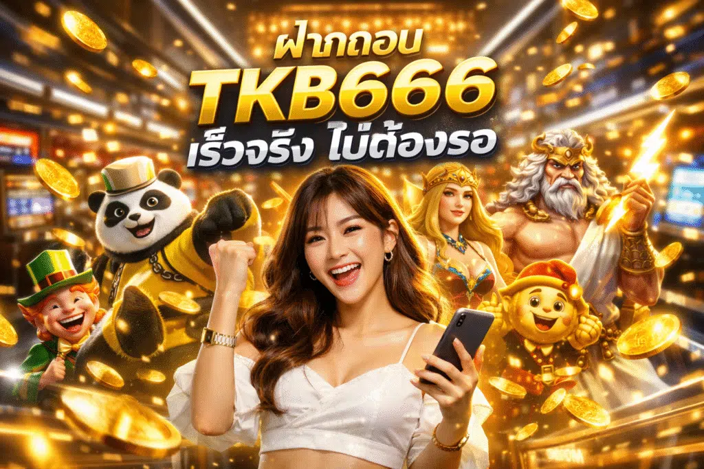 ฝากถอน TKB666 เร็วจริง ไม่ต้องรอ